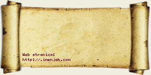 Latinka Michaud vizit kartica